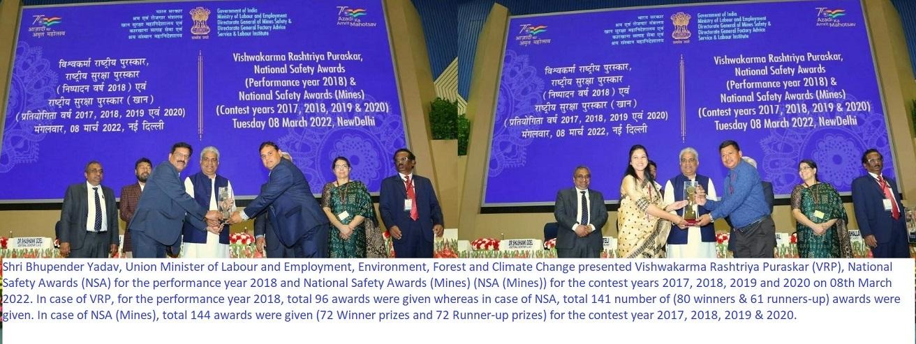 National Safety Awards (Mines) Function 2022 (Click here to watch full video)